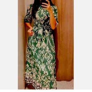 Zara maxi shirt dress